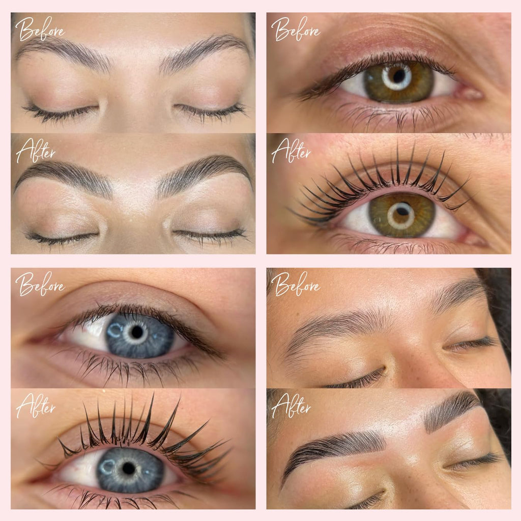 One V Salon Brow Lamination & Lash Lift Kit – 2-in-1 At-Home Set (Up to 20 Applications)