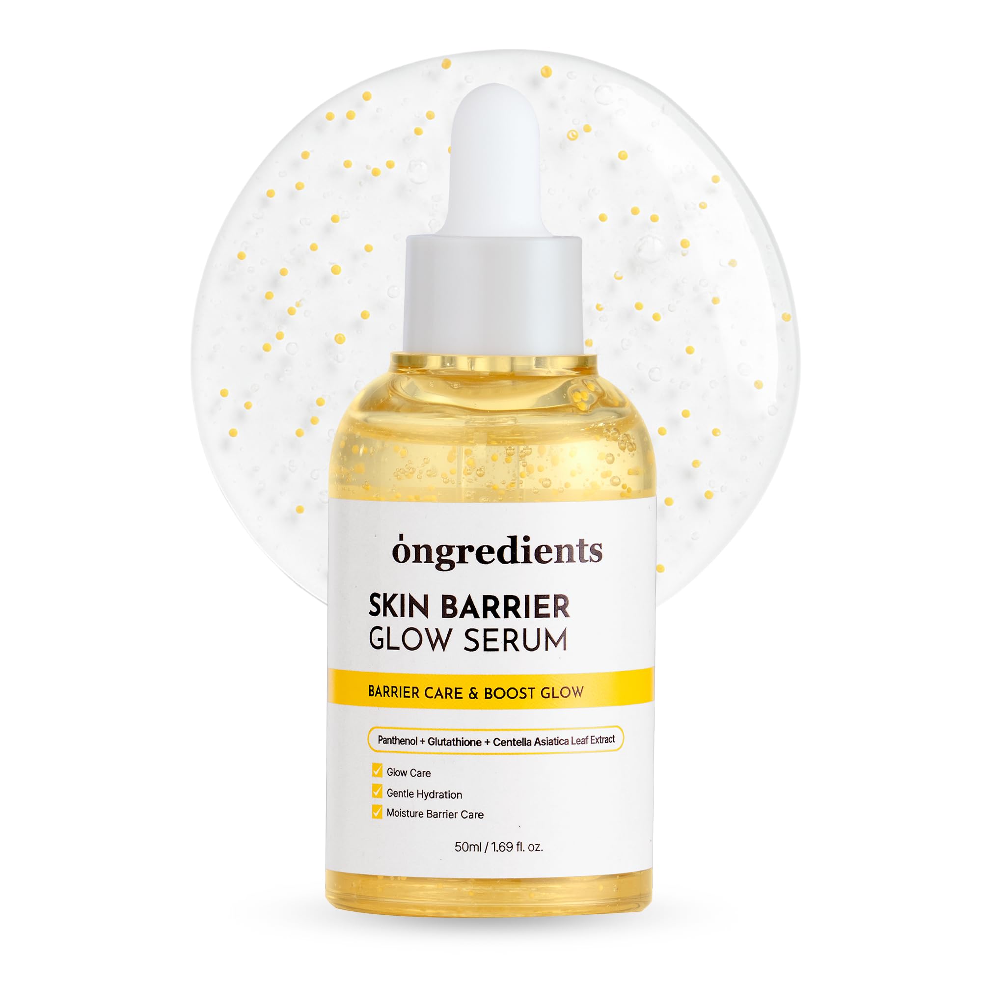 ONGREDIENTS Skin Barrier Glow Serum — 99% Pure Glutathione, Panthenol & Hyaluronic Acid