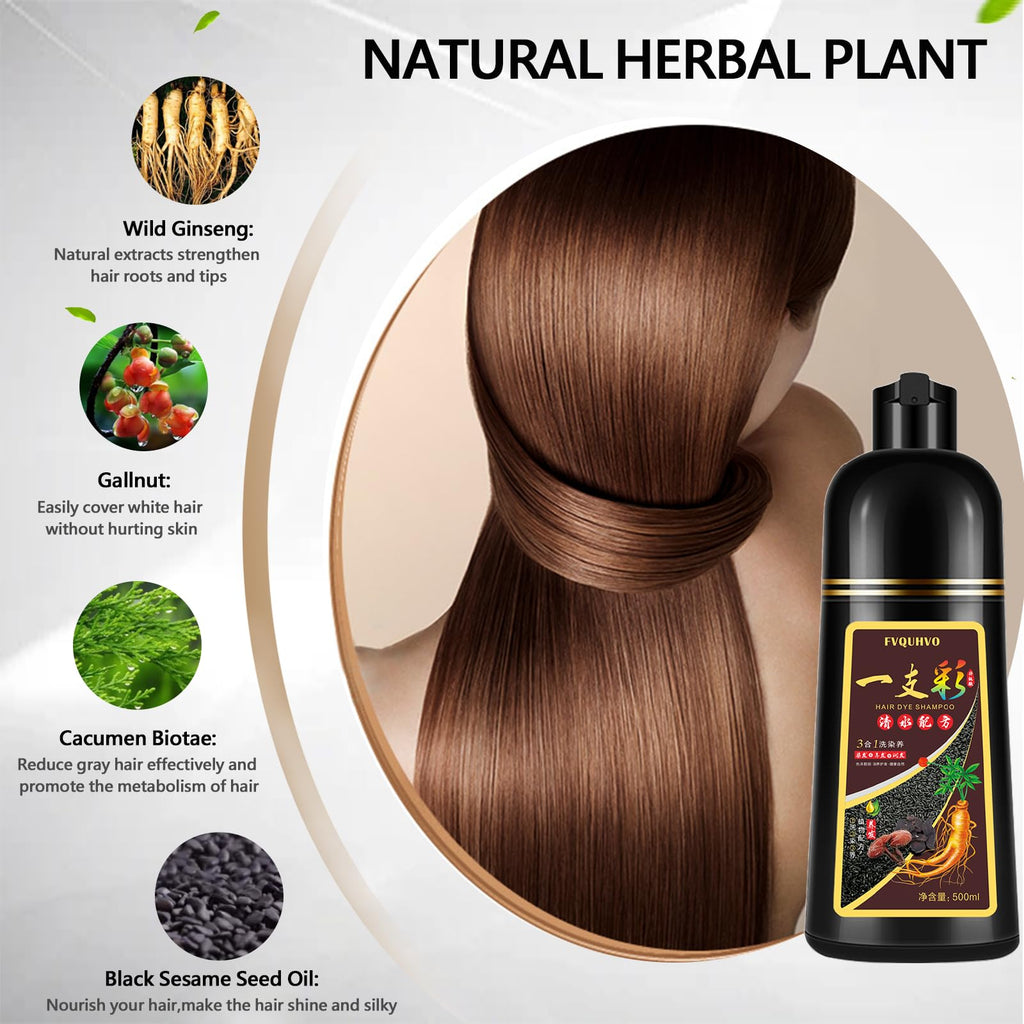 Onilyua Instant Silver Gray Hair Dye Shampoo 500ml – 3 in 1 Color & Care