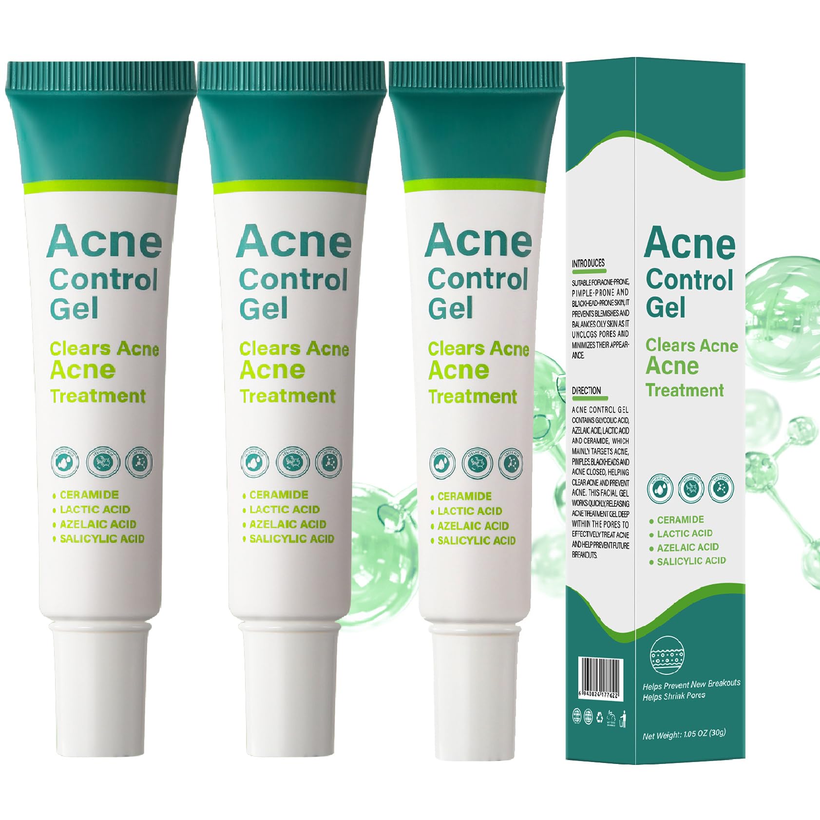 Onkessy Azelaic Acid Serum — 10% Azelaic + Salicylic Acid for Acne & Pore Refinement, 30ml