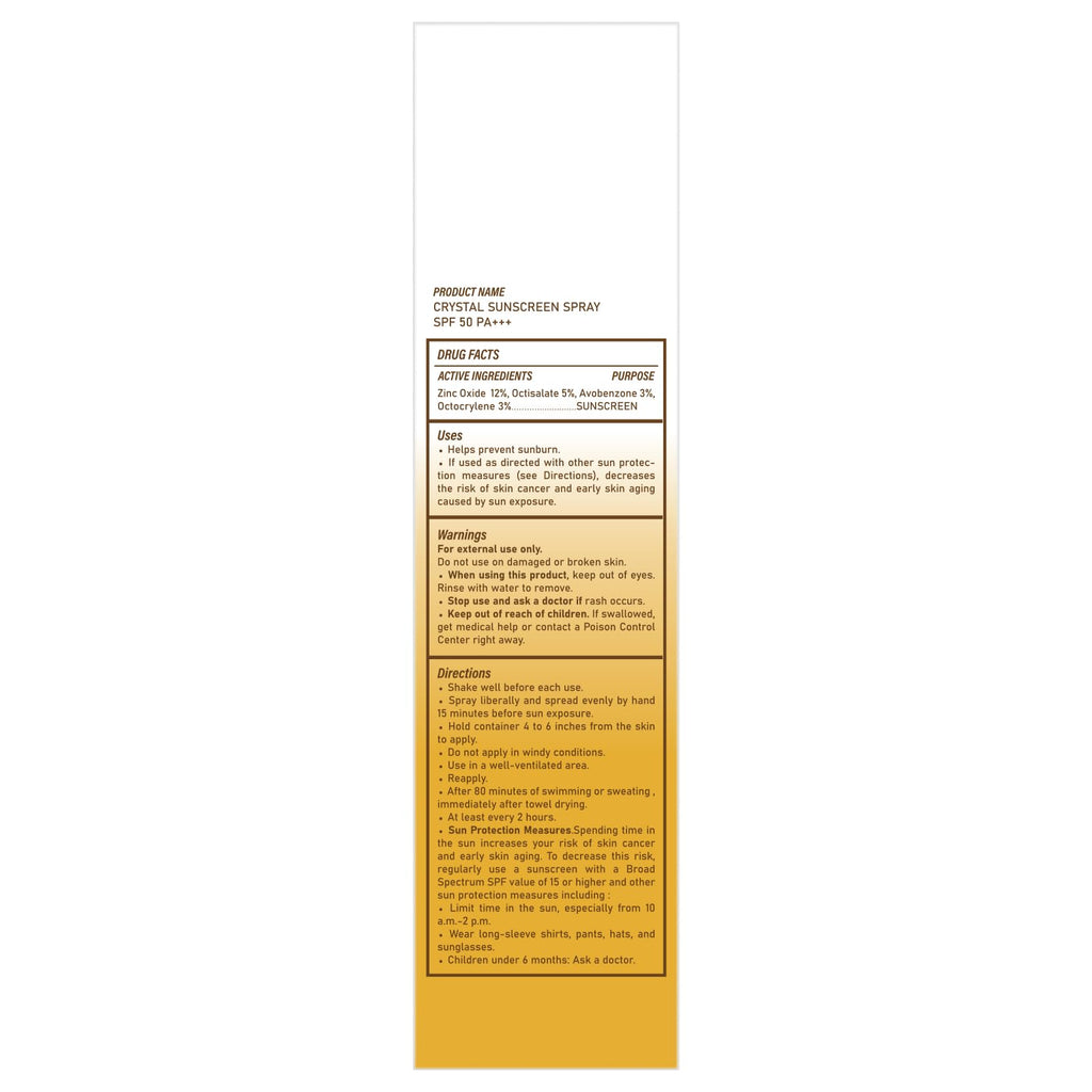 ONSART Mineral Sunscreen Spray SPF 50 – 360° Mist, Lightweight & Travel-Ready 150 ml