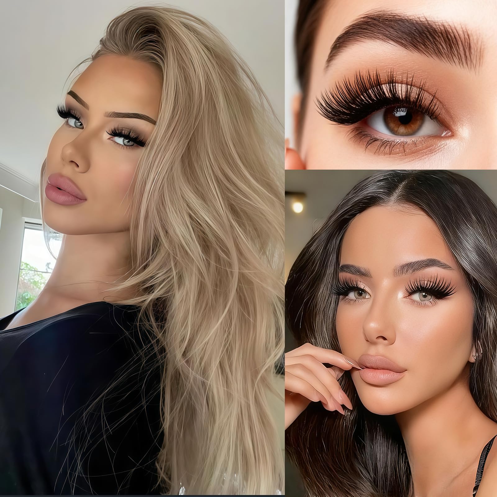 OOPPOO Manga Lash Clusters – 504 Pcs 100D+100D D-Curl Wispy Lashes 10-18mm DIY Kit