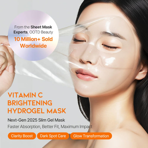 #OOTD Vitamin C Collagen Glutathione Hydrating & Firming Hydrogel Mask – Radiant Glow (5pcs)