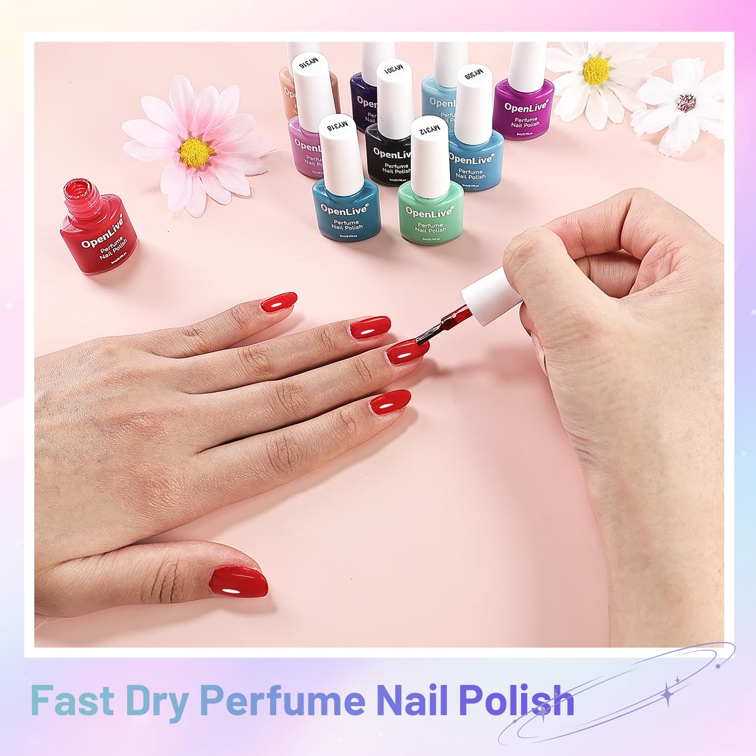 OpenLive 32-Color Perfume Nail Polish Set – Fast Dry, Long Lasting Shine, Salon-Grade for DIY Nails