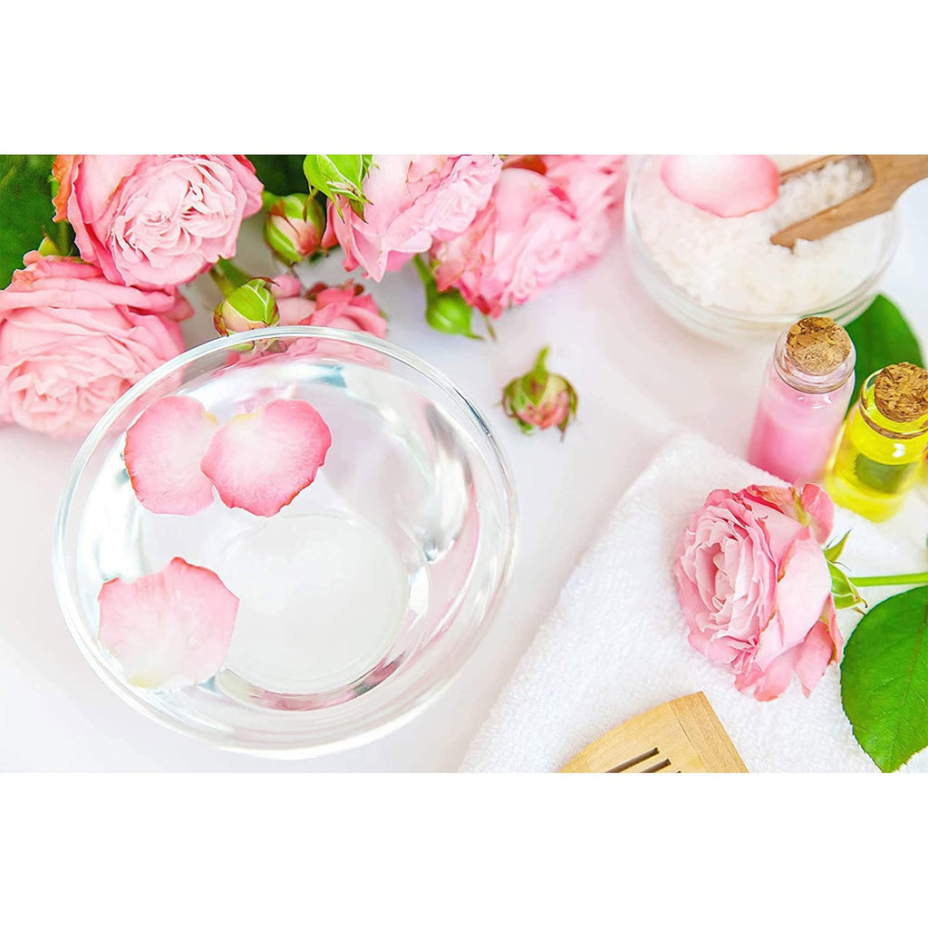 OPO Rose Hydrosol – 128 oz Pure Steam-Distilled Rose Water, Alcohol-Free Bulk Toner & Mist
