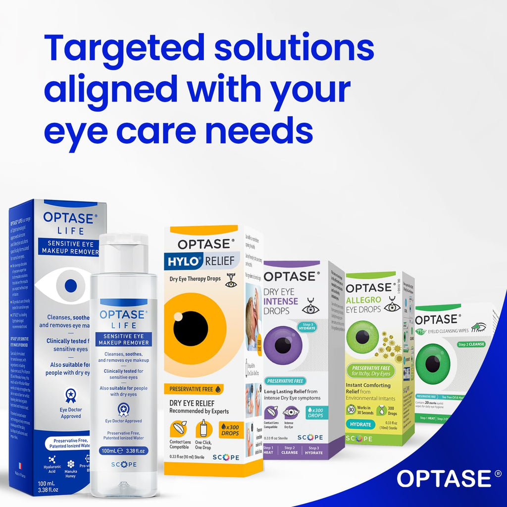 Optase Life Sensitive Eye Makeup Remover – Gentle, Effective for All Skin Types | 100ml