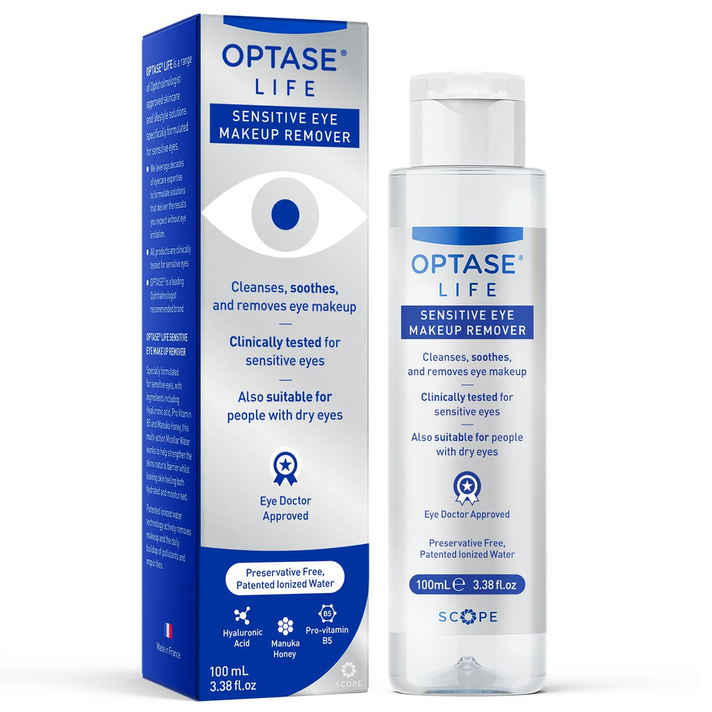 Optase Life Sensitive Eye Makeup Remover – Gentle, Effective for All Skin Types | 100ml