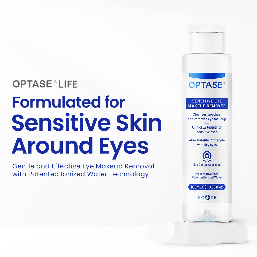 Optase Life Sensitive Eye Makeup Remover – Gentle, Effective for All Skin Types | 100ml