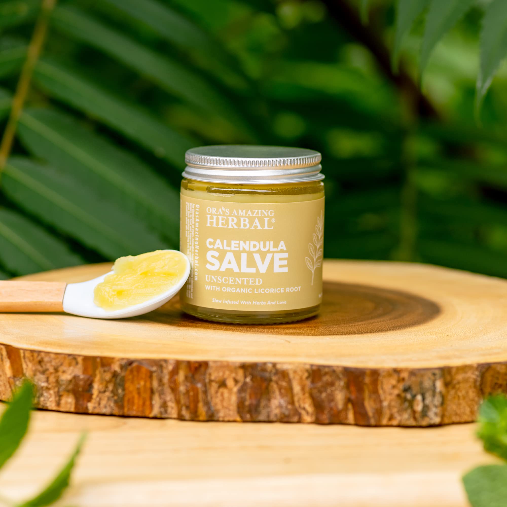 Ora's Amazing Herbal Calendula Skin Salve & Oil Set | Grapeseed Oil, Organic Licorice, Beeswax