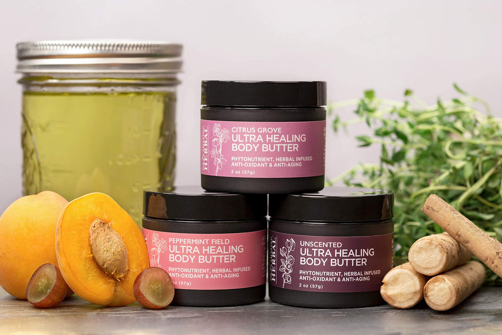Ora's Amazing Herbal Ultra Healing Body Butter – Intensive Unscented Moisturizer (8 oz)