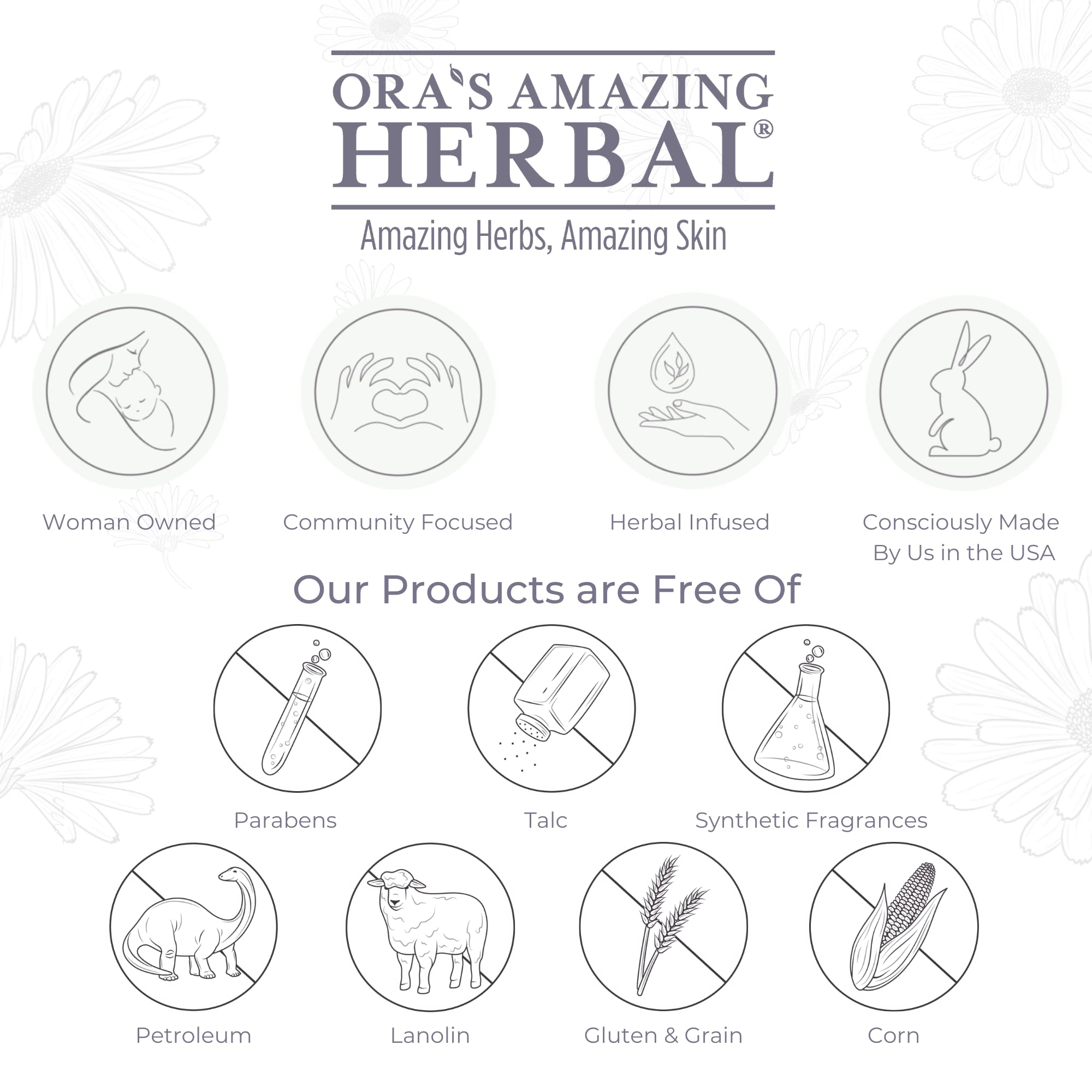 Ora's Amazing Herbal Ultra Healing Body Butter – Intensive Unscented Moisturizer (8 oz)