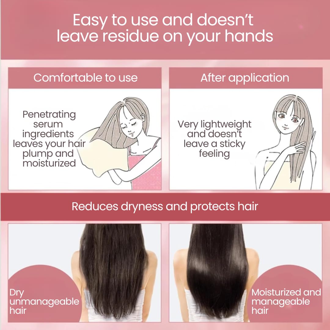 Orbis Essence In Hair Milk – Hydrating Japanese Leave-In Treatment with Hydrolyzed Silk & Collagen for Smooth, Shiny Hair