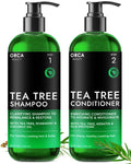 Orca Beauty Tea Tree Shampoo & Conditioner Set 2x16oz – Dandruff Care for Oily Hair