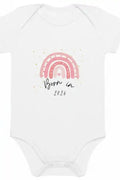 Born in 2026 Pink Personalised Bodysuit