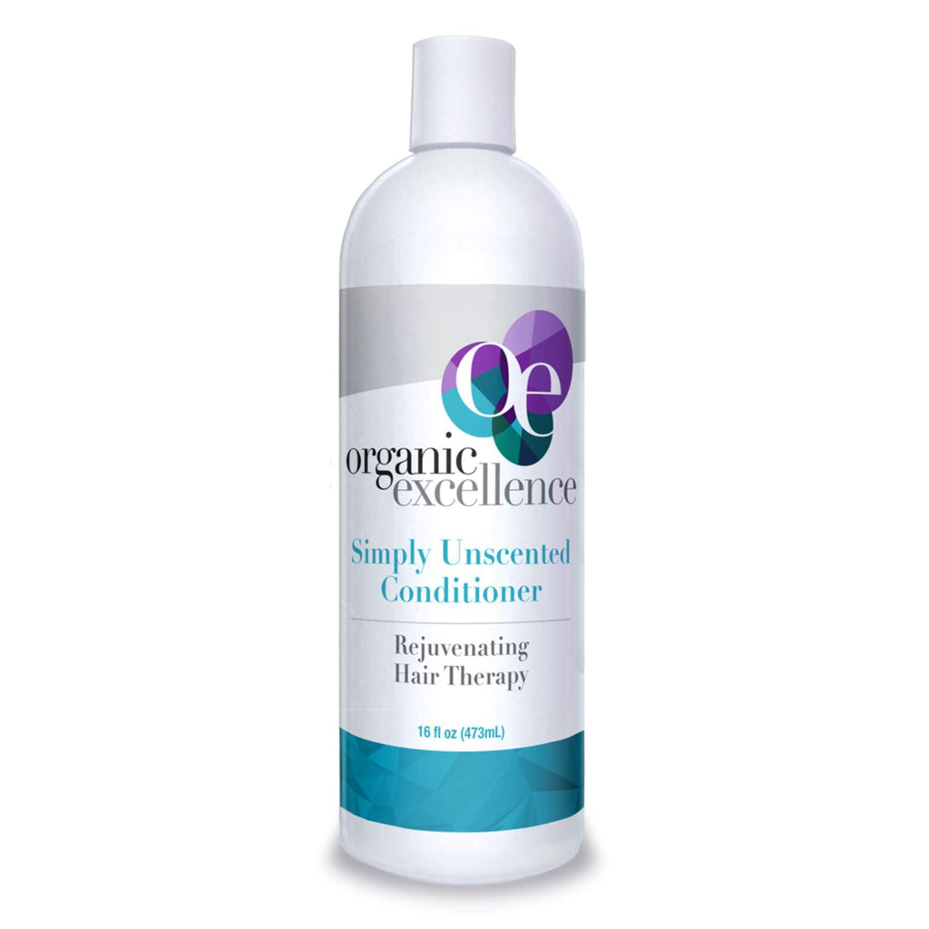 Organic Excellence Sulfate Free Conditioner – Fragrance Free, Gluten & Paraben Free, Color Safe, 16 oz