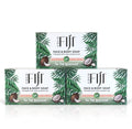 Organic Fiji Coco Fiji Soap Bar – Coconut Oil & Tea Tree Spearmint for Face & Body (7 oz, Pack of 3)