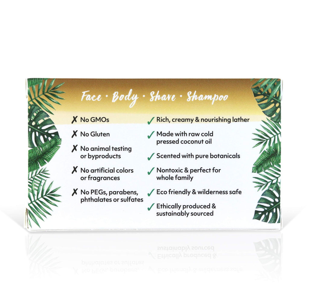 Organic Fiji Coco Fiji Soap Bar – Face & Body Hydration with Organic Coconut Oil & Pineapple Coconut Oil | 7 oz Pack of 3