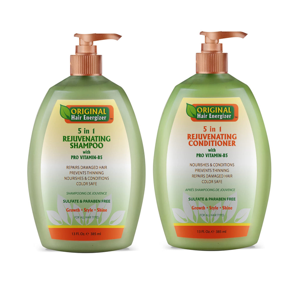 Organic Hair Energizer 2-in-1 Hair Growth Shampoo & Conditioner (13 oz each)