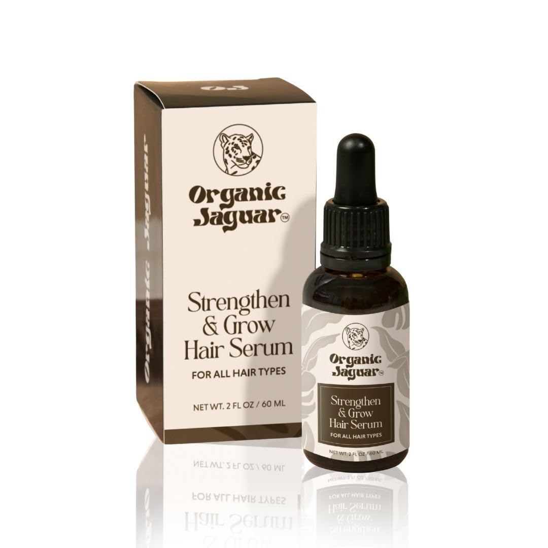 Organic Jaguar Organic Hair Serum – Nourish & Strengthen All Hair Types (2 oz)