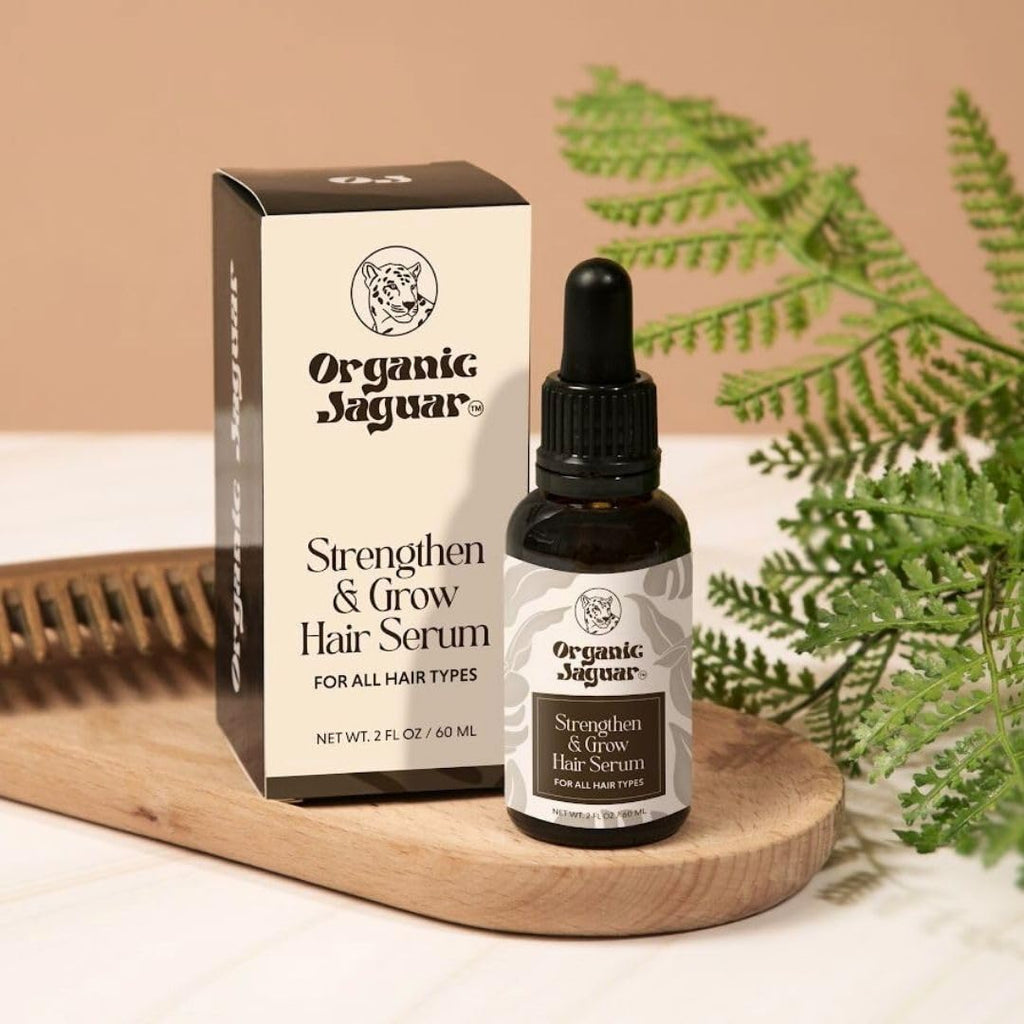 Organic Jaguar Organic Hair Serum – Nourish & Strengthen All Hair Types (2 oz)