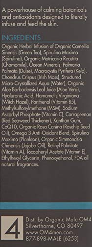 Organic Male OM4 Sensitive Step 3: Ultra Calming Phytonutrient Repair Serum for Men