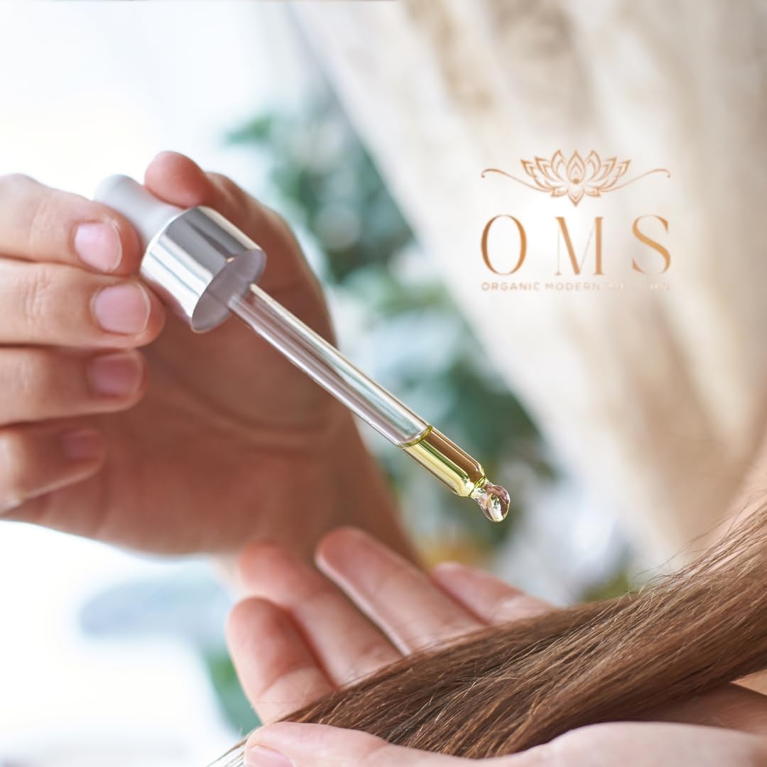 ORGANIC MODERN SOLUTION Pre-Shampoo Hair Thickening Oil & Growth Serum – 2-Pack Duo