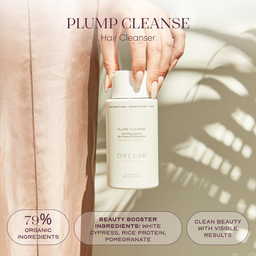 ORI Lab Plump Cleanse 300ml – Volumizing Shampoo for Fine Hair | ORI LAB Clean Beauty