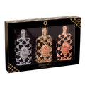 Orientica Luxury Collection 3-Pc Valentine Gifts – Amber Rouge, Royal Amber & Royal Bleu EDPs (1 oz each)