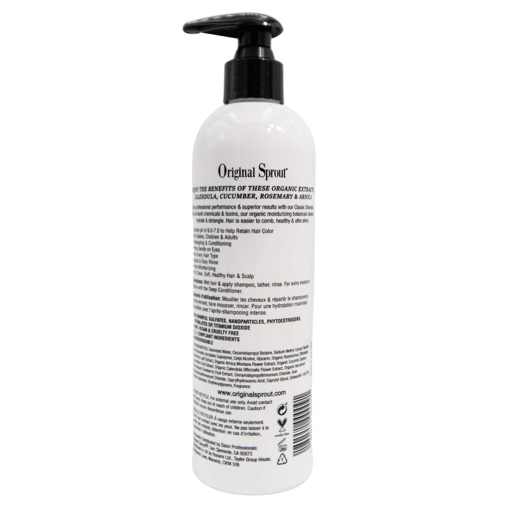 Original Sprout Classic Shampoo – Sulfate Free, 12 oz (2 Pack)