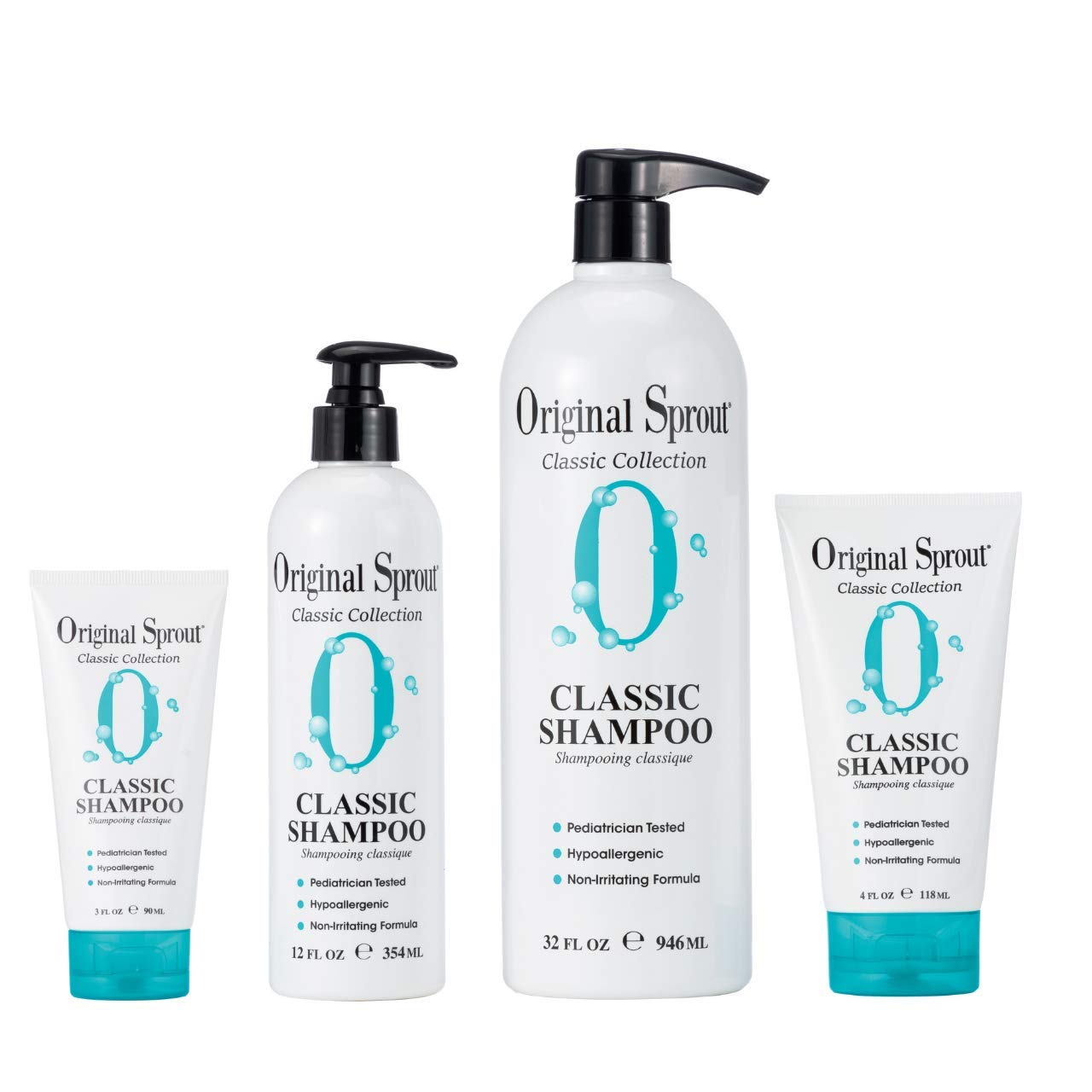 Original Sprout Classic Shampoo – Sulfate Free, 12 oz (2 Pack)