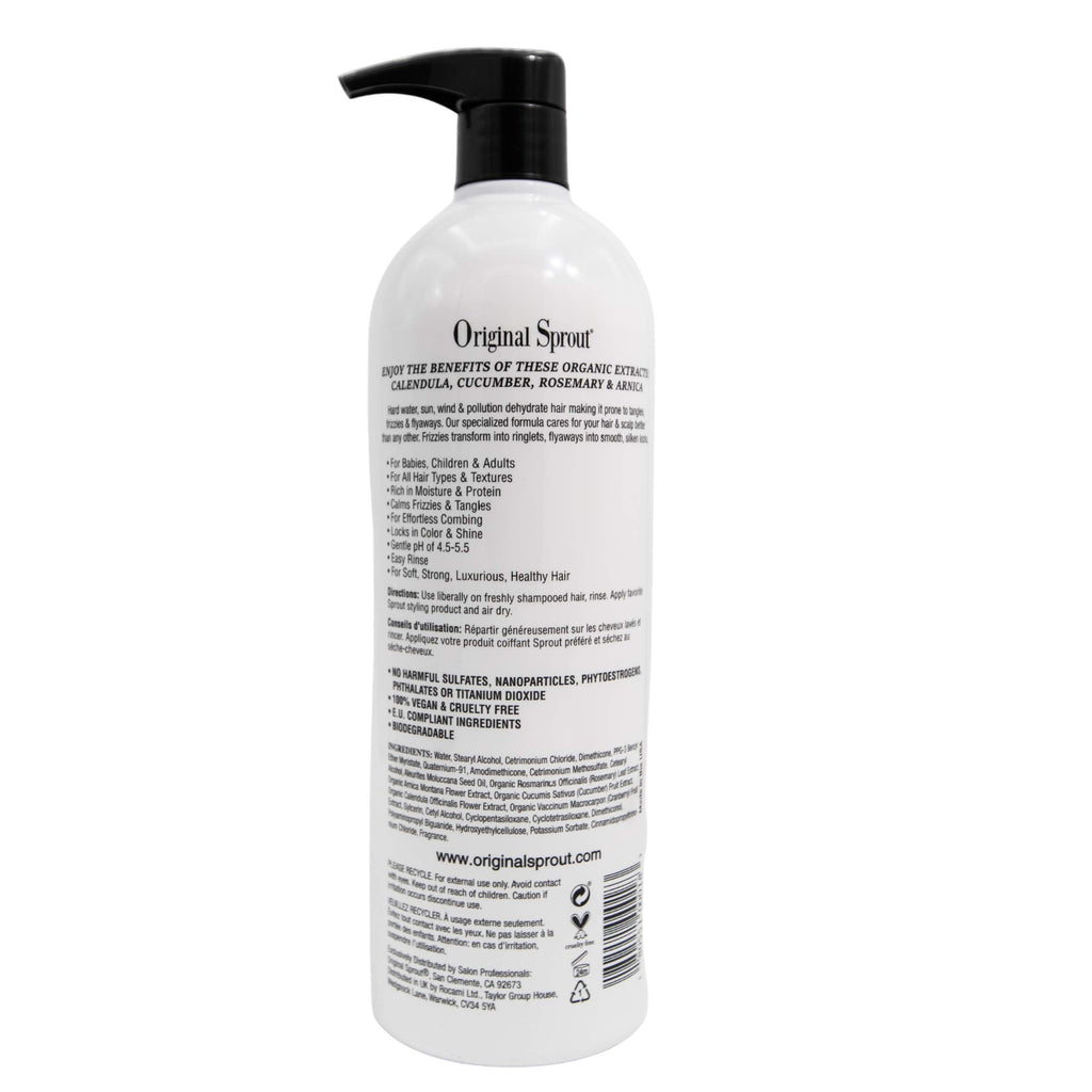 Original Sprout Deep Conditioner — Organic Vegan Hair Care, 32 oz, 2-Pack