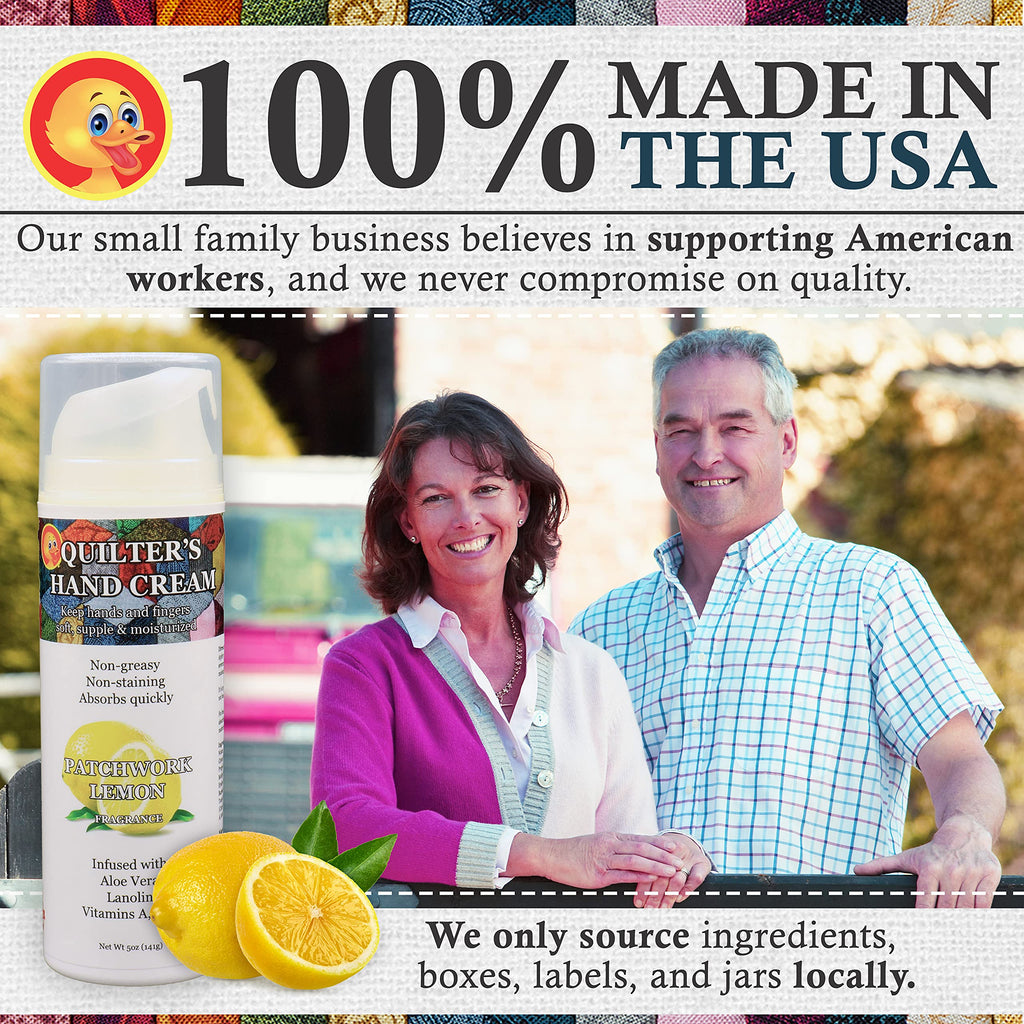 Original Udder Balm Quilter's Hand Cream — Dove White Unscented, USA-Made Ultra-Hydrating Non-Greasy Hand Lotion (5 oz)