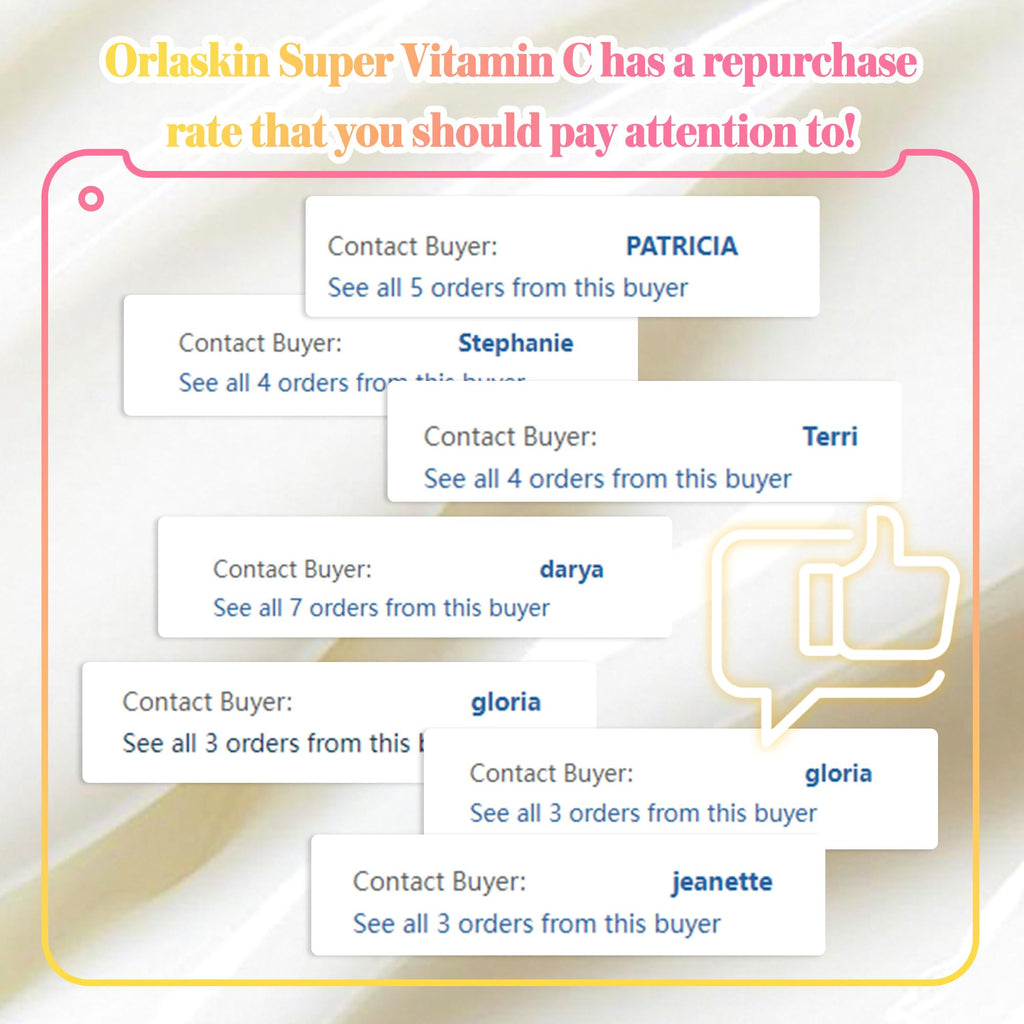 ORLASKIN Super Vitamin C Serum for Women Over 70 – Brightening, Hydration & Gentle Anti Aging 1.7 fl oz
