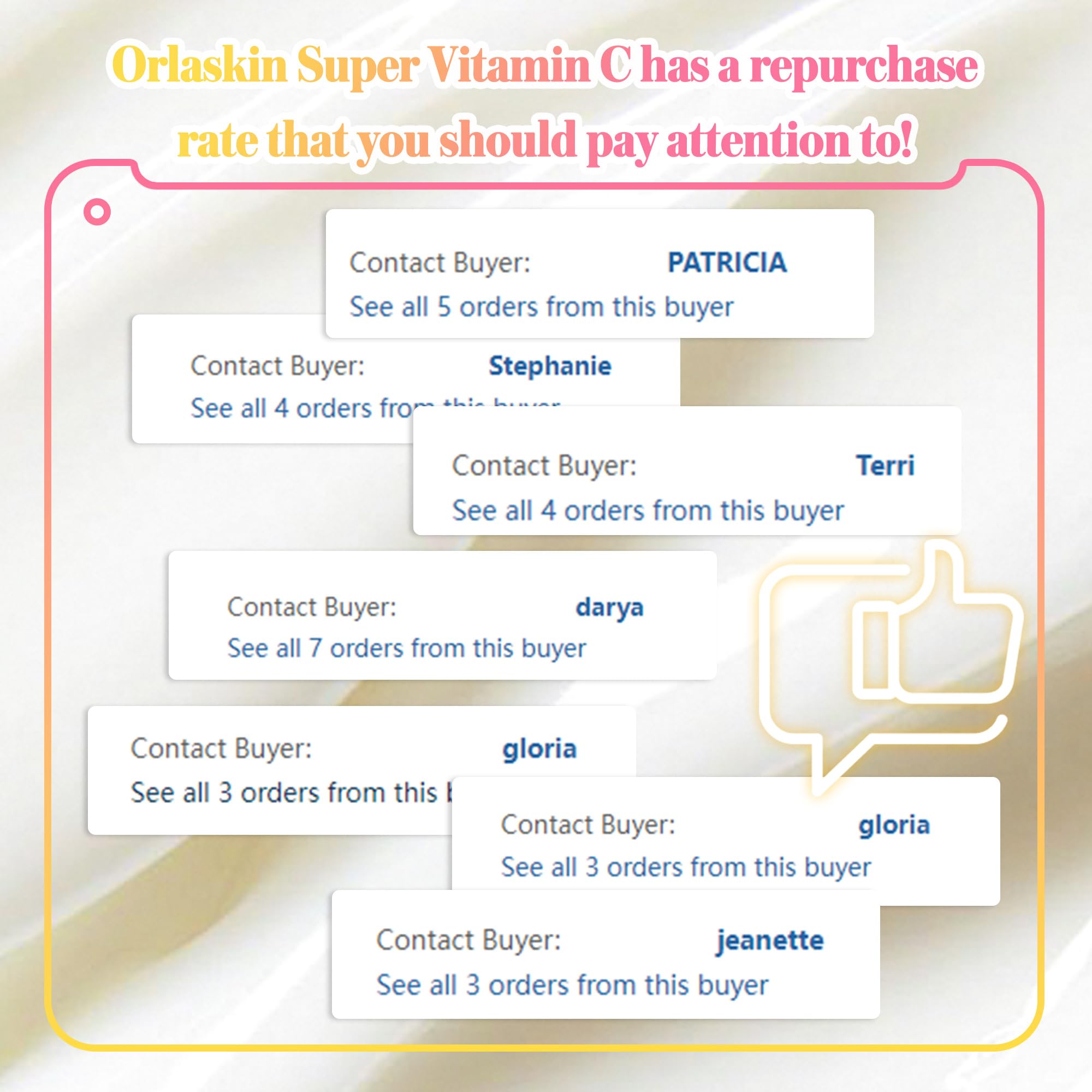ORLASKIN Super Vitamin C Serum for Women Over 70 – Brightening, Hydration & Gentle Anti Aging 1.7 fl oz