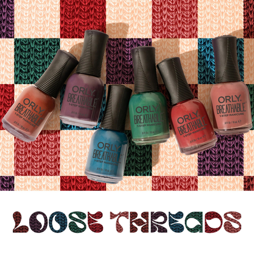 Orly Breathable Nail Polish: Loose Threads Collection | Dusty Fall & Winter Shades, 0.6 fl oz