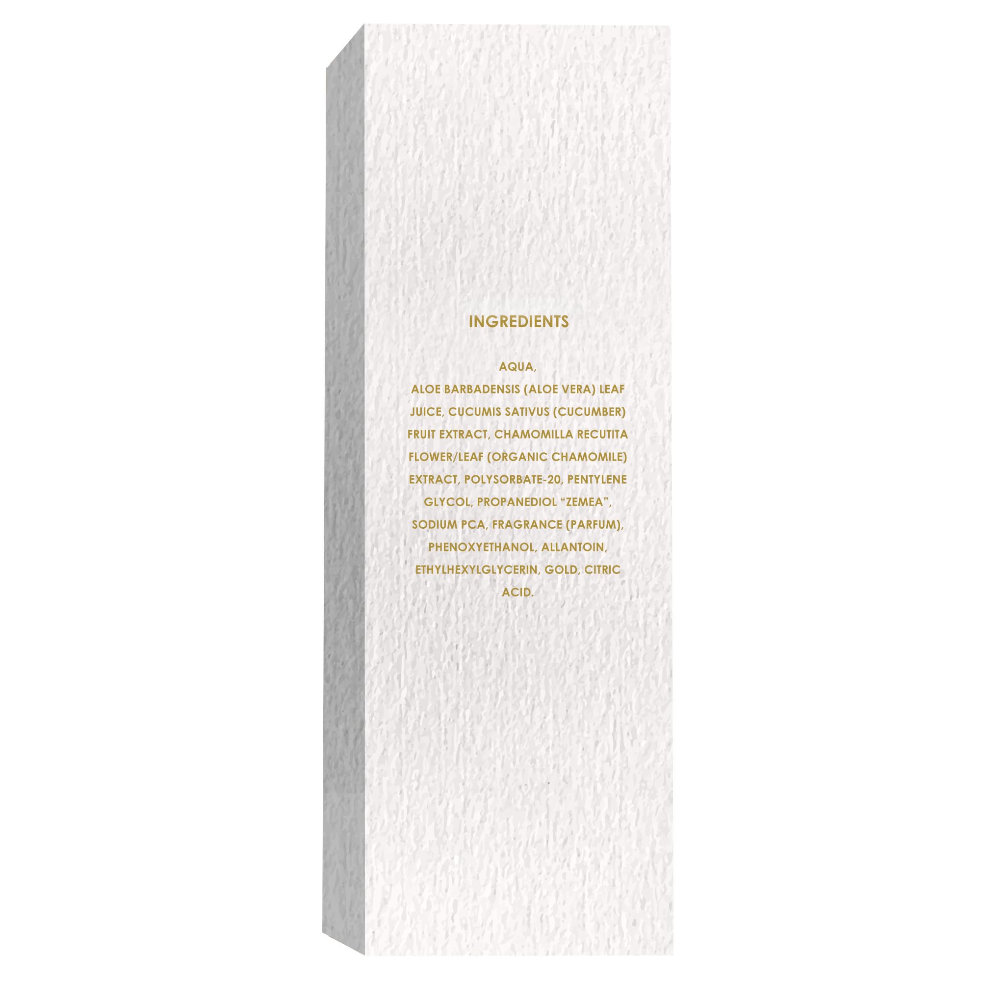 Orogold White Gold 24K Purifying Facial Toner – 100 ml / 3.38 fl oz with Aloe Vera, Chamomile & Gold