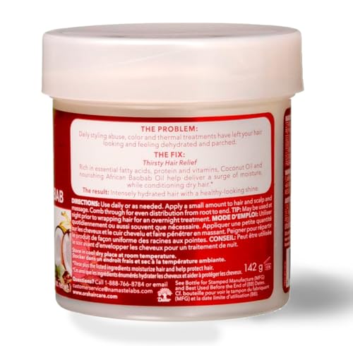 ORS HAIRepair Coconut Oil & Baobab Intense Moisture Creme for Dehydrated Hair - 5 oz