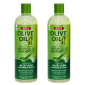 ORS Olive Oil Moisture Restore Creamy Aloe Shampoo with Aloe Vera – 12.5 oz (Pack of 2)