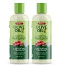ORS Olive Oil Incredibly Rich Moisturizing Hair Lotion with Castor Oil – 6 oz (Pack of 2)