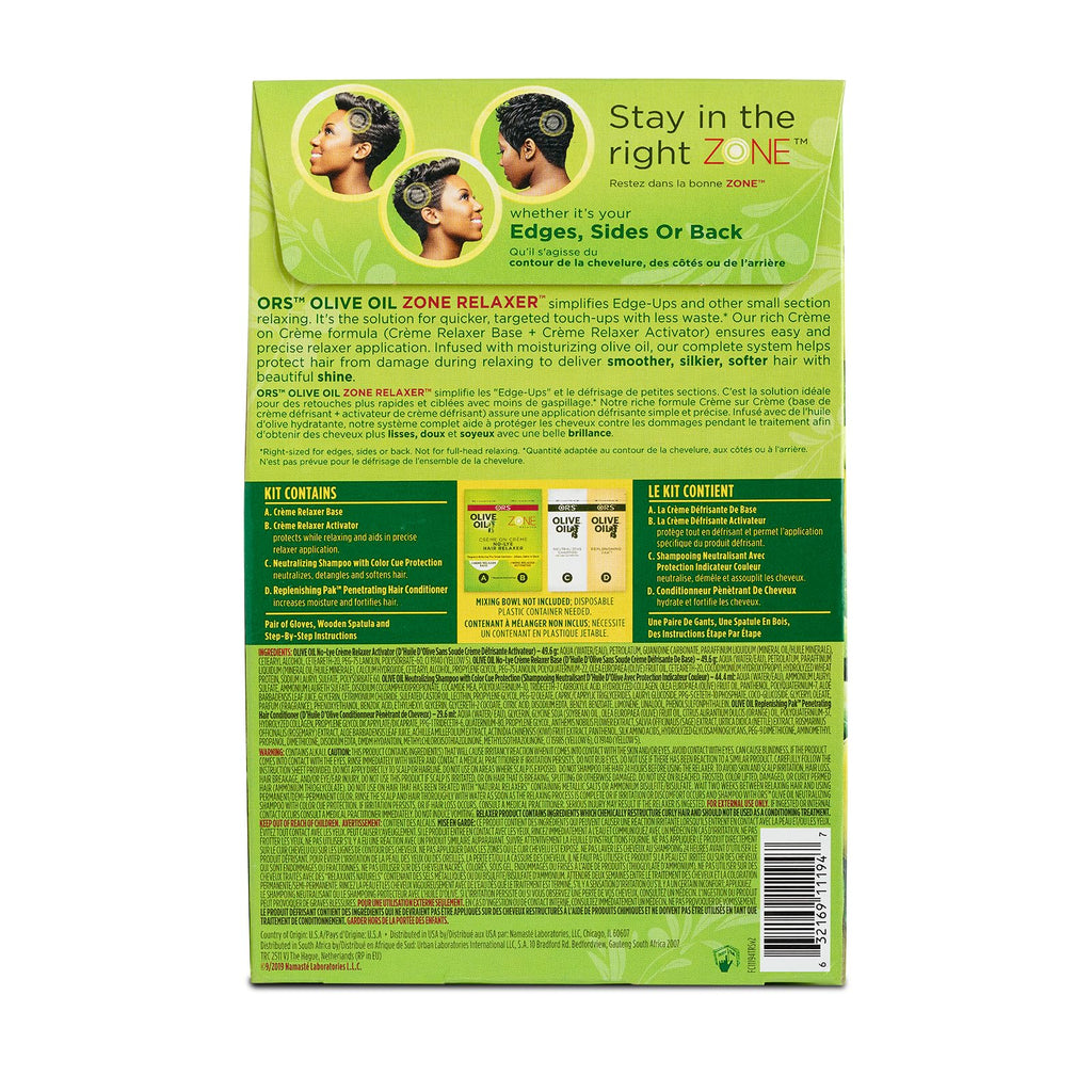 ORS Olive Oil Zone Relaxer Kit (Pack of 1) – Creme, Base & Activator