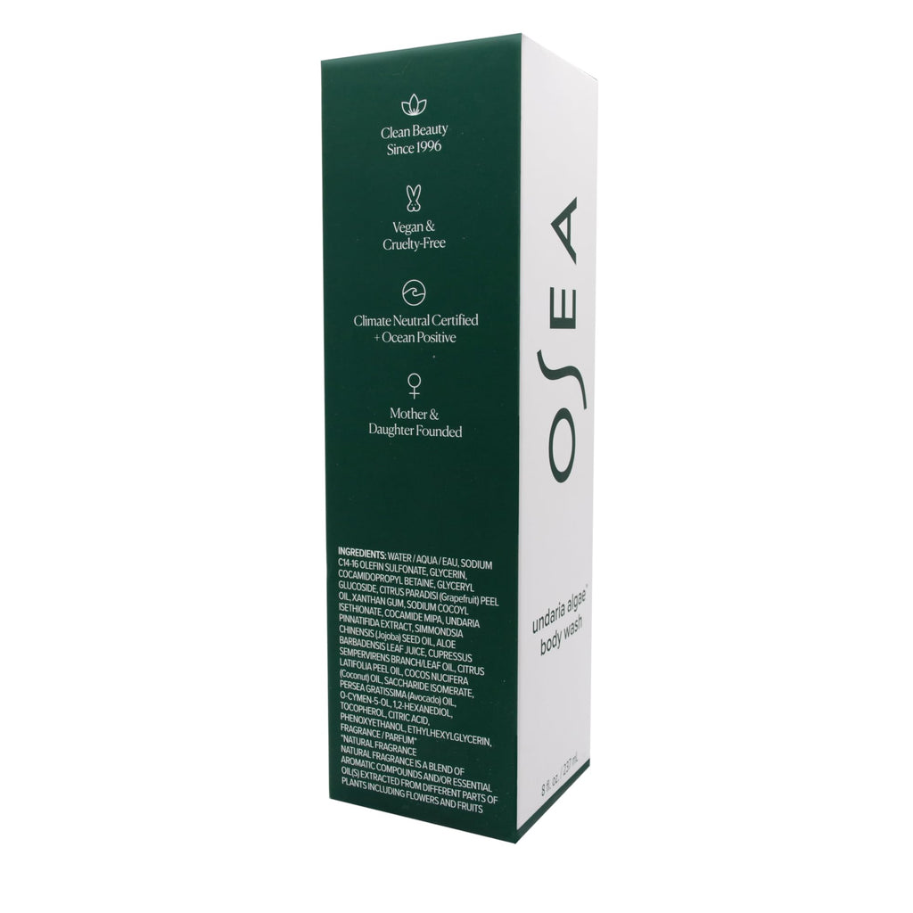 OSEA Undaria Algae Body Wash – pH Balanced Hydrating Cleanser with Citrus Scent, vegan & non-toxic (8oz)