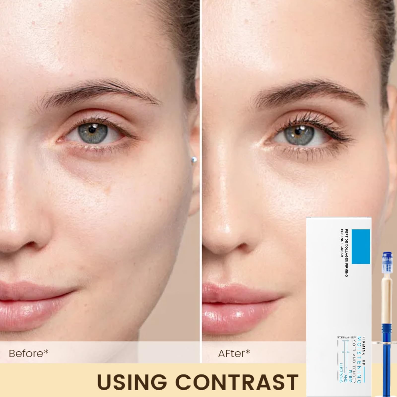 OSFRIAGE Polypeptide Collagen Elastic Essence Cream | 2 Boxes (4 Tubes) – Lightweight, Multi-Use Moisturizer for All Skin Types