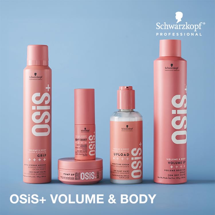 OSiS+ Volume Up Booster Spray – 9 oz (2 Pack) Lightweight Textured Volume for Natural Movement