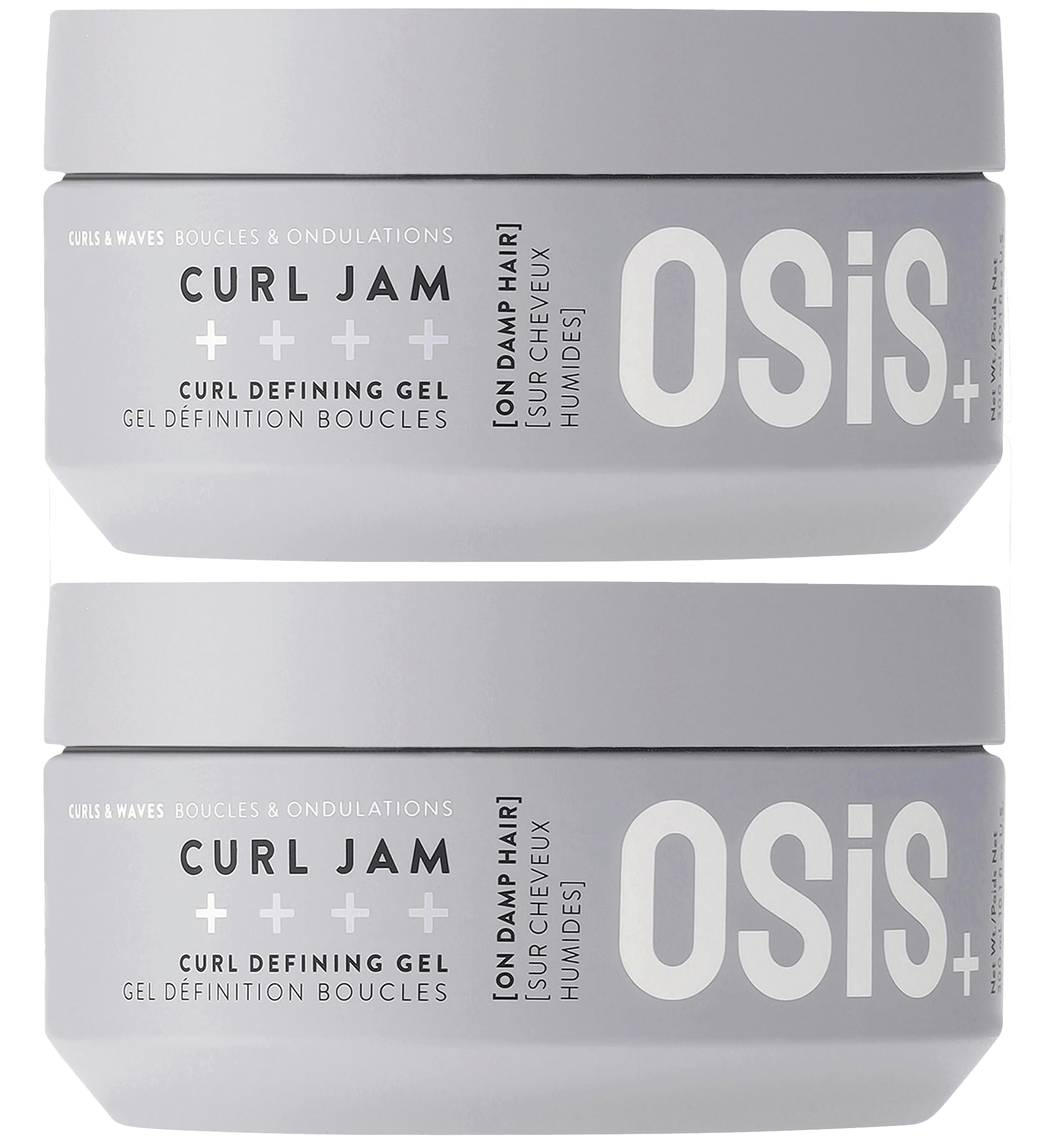 OSiS+ Curl Jam Moisturizing Defining Curl Gel – 10 oz (2 Pack) | Non-Stiff, Non-Crunchy for All Curl Types