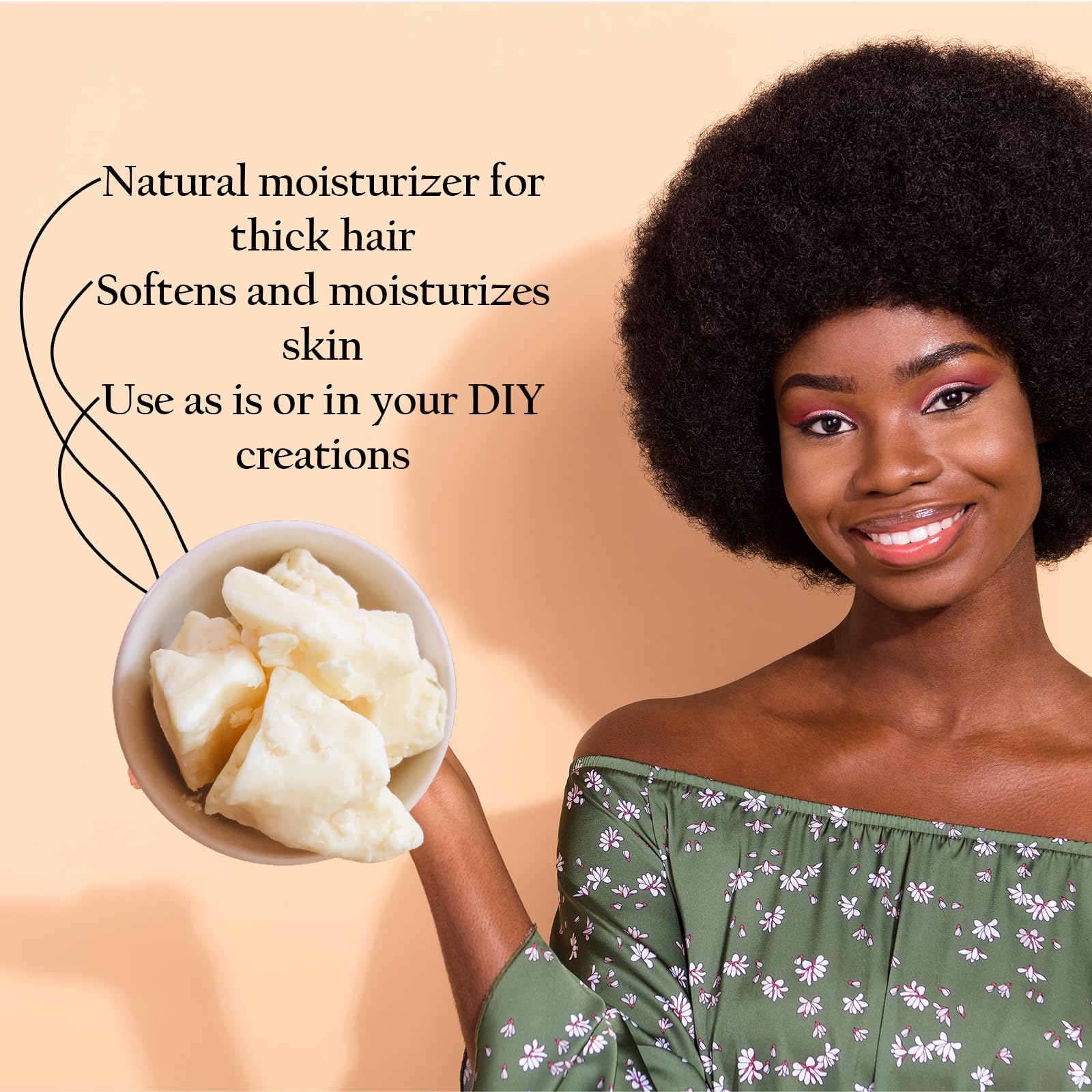 Oslove Organics Mango Butter 1 lb – Pure, Natural, Hand-Packed for DIY Skincare & Hair Care