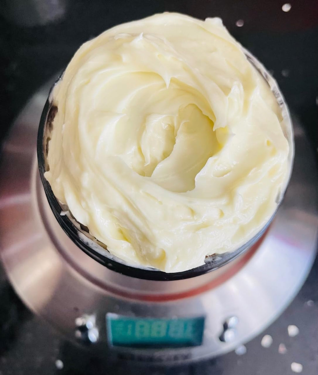 Oslove Organics Mango Butter 1 lb – Pure, Natural, Hand-Packed for DIY Skincare & Hair Care