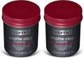 Osmo Matte Clay Extreme Hold (3.38 oz) – Pack of 2 | Matte Finish, All-Day Texture & Control