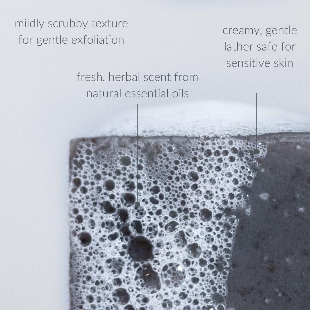 Osmia Exfo Body Soap – Niaouli & Lemongrass for Gentle Exfoliation (4 oz)
