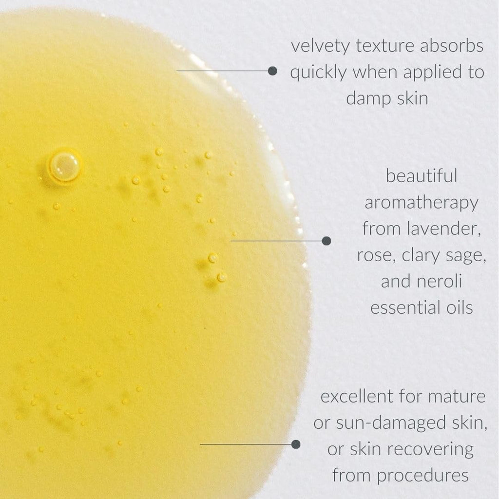 Osmia Skincare Natural Restore Facial Serum | Lavender, Carrot Seed, Jojoba, Borage, Pomegranate Oils