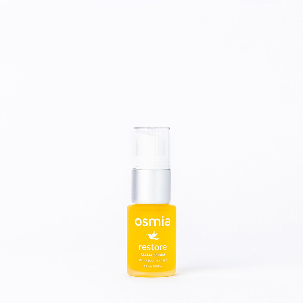 Osmia Skincare Natural Restore Facial Serum | Lavender, Carrot Seed, Jojoba, Borage, Pomegranate Oils
